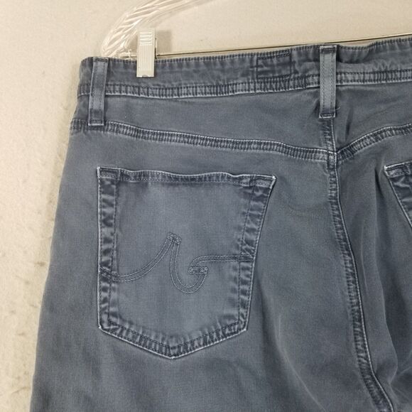 AG Adriano Goldschmied jeans men's 36x32 The Graduate tailored straight blue - Picture 8 of 12